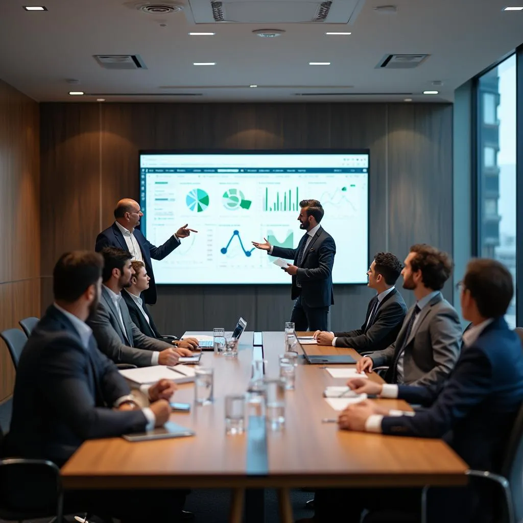 Presentación de resultados a cliente corporativo